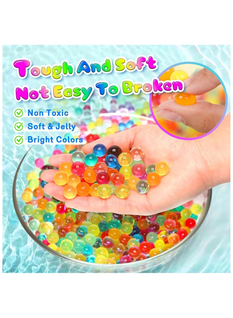 Water Beads, 20,000 Pieces of Water Balls, Non-Toxic and Biodegradable Water Beads, Coloured Gel Beads for Vase, Water Beads for Vase Filling, Wedding, Decoration, Plants and Home - Image 3