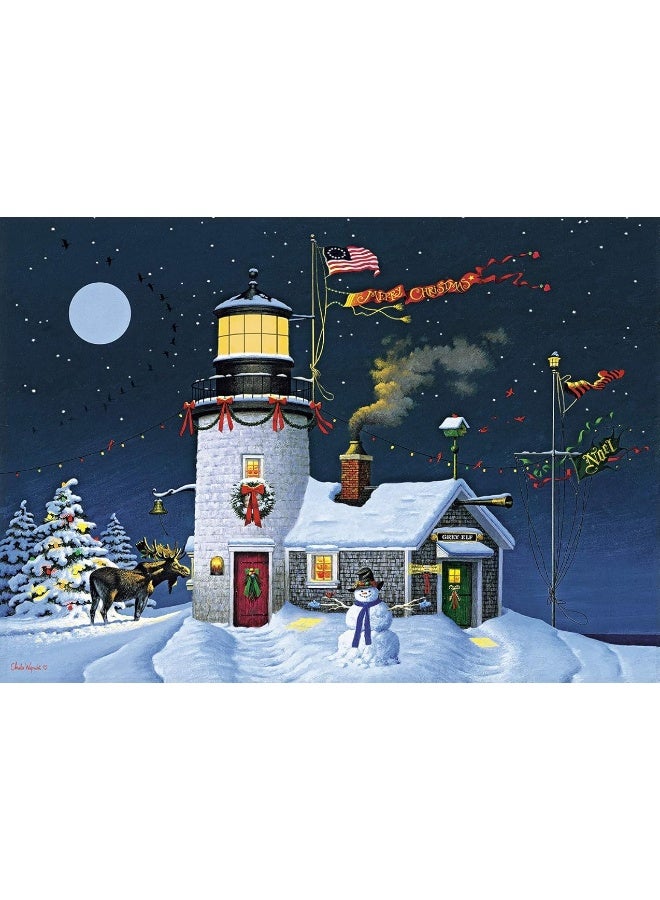 Buffalo Games - Charles Wysocki - Take Out Window - 300 Large Piece Jigsaw Puzzle for Adults Challenging Puzzle Perfect for Game Nights - Finished Puzzle Size is 21.25 x 15.00 - Image 1