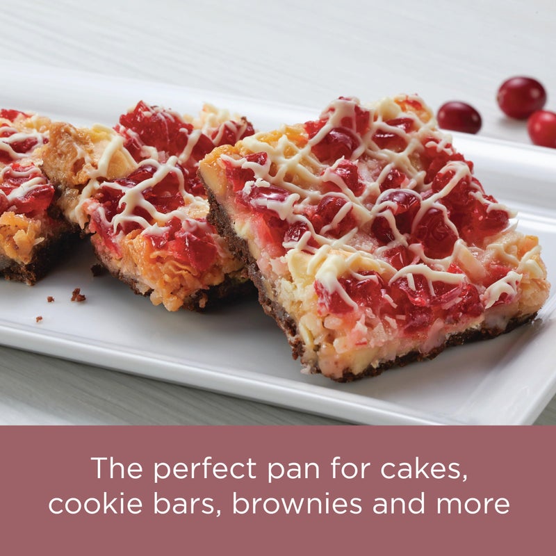 Farberware Baking Nonstick Cake Pan  Rectangle  9 Inch X 13 Inch  Red Rose Gold - Image 2