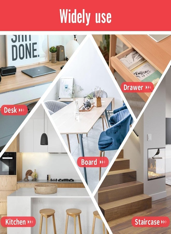 Trifecta Baby Proofing, Edge Protector Silicone, Soft Corner Protectors for Kids, Pre-Tape Adhesive Edge Guard for Kids Safety, Child Drawer Furniture Cabinet Bumper (15mmx15mm - 1 Meter) - Image 5