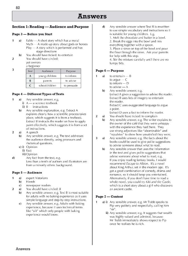 كتاب العمل المستهدف للغة الإنجليزية للصف الثامن KS3 (مع الإجابات) - Image 4