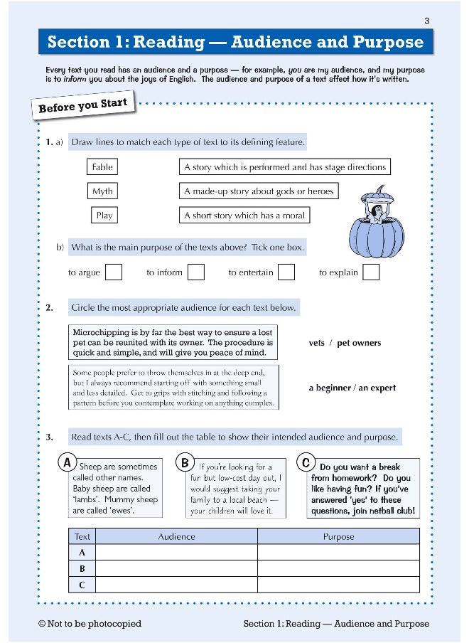 null - KS3 English Year 8 Targeted Workbook (with answers) - Image 1
