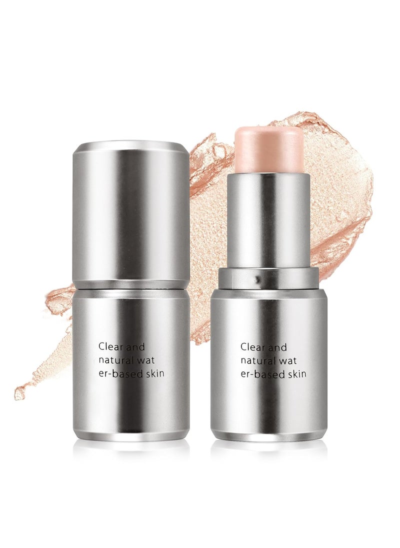 Boobeen Boobeen Highlighter Makeup Stick Cream Highlighter  Blush Stick Face Contouring Illuminator Natural Translucent Light Moisturizer Dewy Finish 
