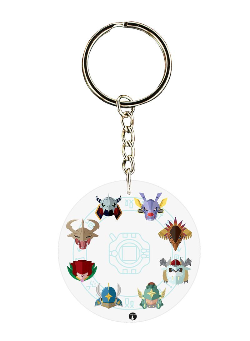 RKN The Anime Digimon Printed Keychain