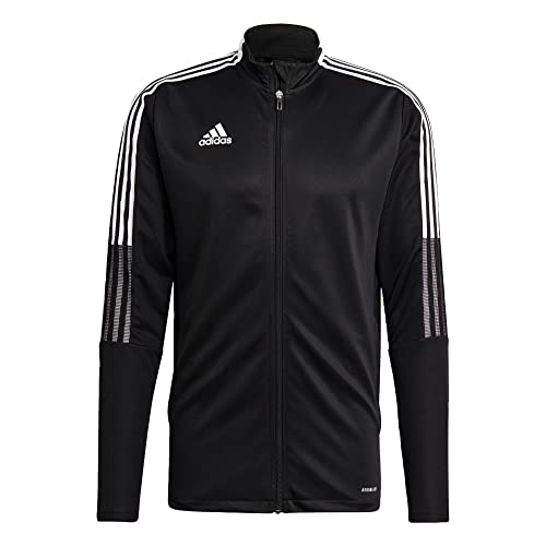adidas Men's Tiro 21 Track Jacket, Black, Medium - Image 1