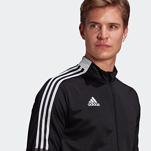 adidas Men's Tiro 21 Track Jacket, Black, Medium - Image 3