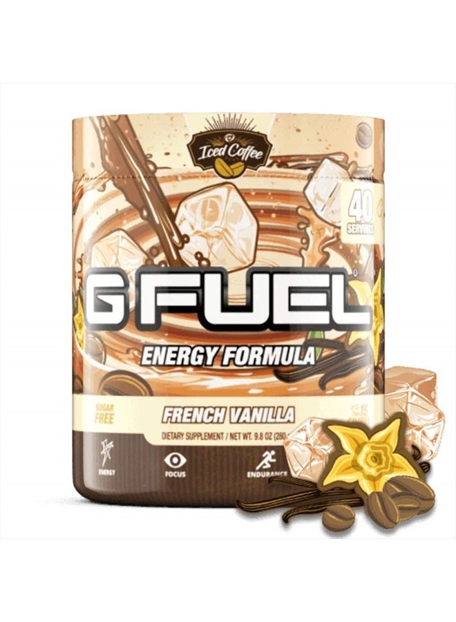 G Fuel مسحوق طاقة البطيخ، خالٍ من السكر، مكمل غذائي مركّز بالكافيين النظيف، مزيج من الماء، أمينو مركّز، مزيج من الفيتامينات ومضادات الأكسدة، 9.8 أونصة (40 وجبة) - Image 5