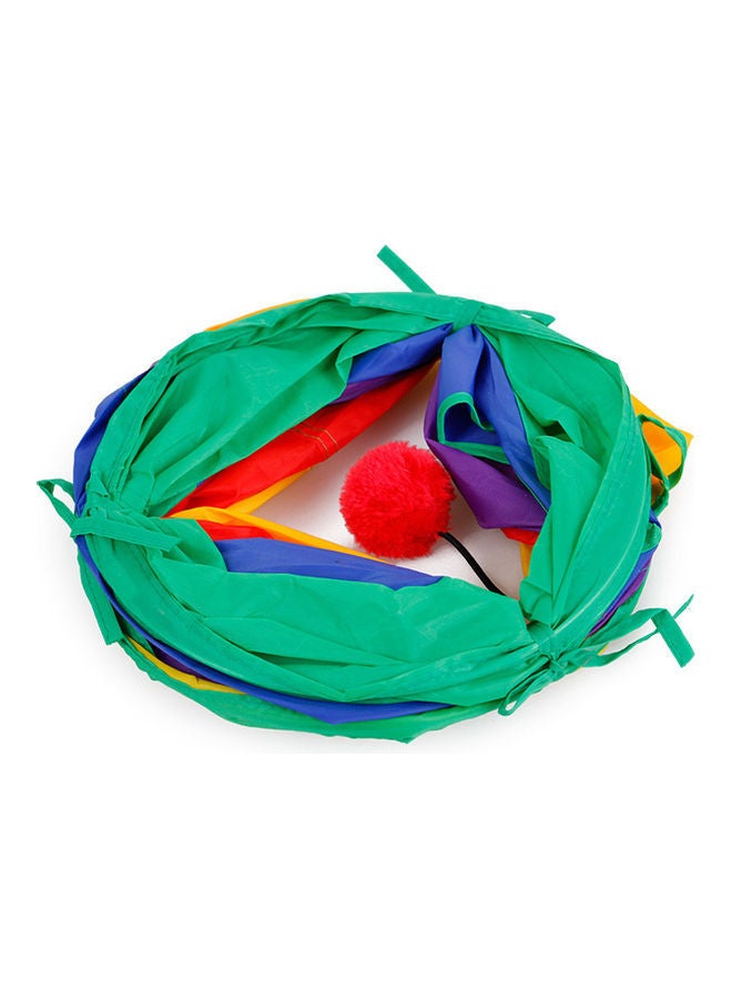 NIBEMINENT Collapsible Tunnel Road Cat Toy Multicolour - Image 4