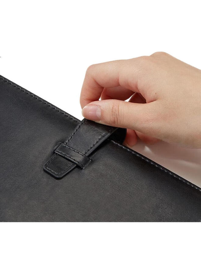 COMIX دفتر ملاحظات جلدية Comix B5/18K بـ 114 ورقة، قرطاسية، مجلة، يوميات، دفتر ملاحظات، كتاب محاضر الاجتماعات، للاستخدام المكتبي، C5807 أسود - Image 3