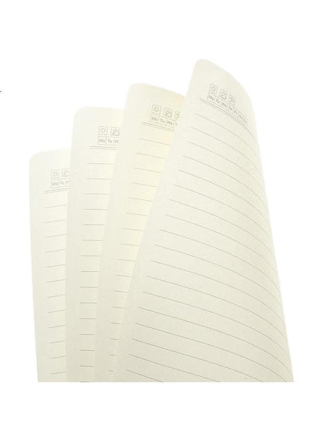 COMIX دفتر ملاحظات جلدية Comix B5/18K بـ 114 ورقة، قرطاسية، مجلة، يوميات، دفتر ملاحظات، كتاب محاضر الاجتماعات، للاستخدام المكتبي، C5807 أسود - Image 2