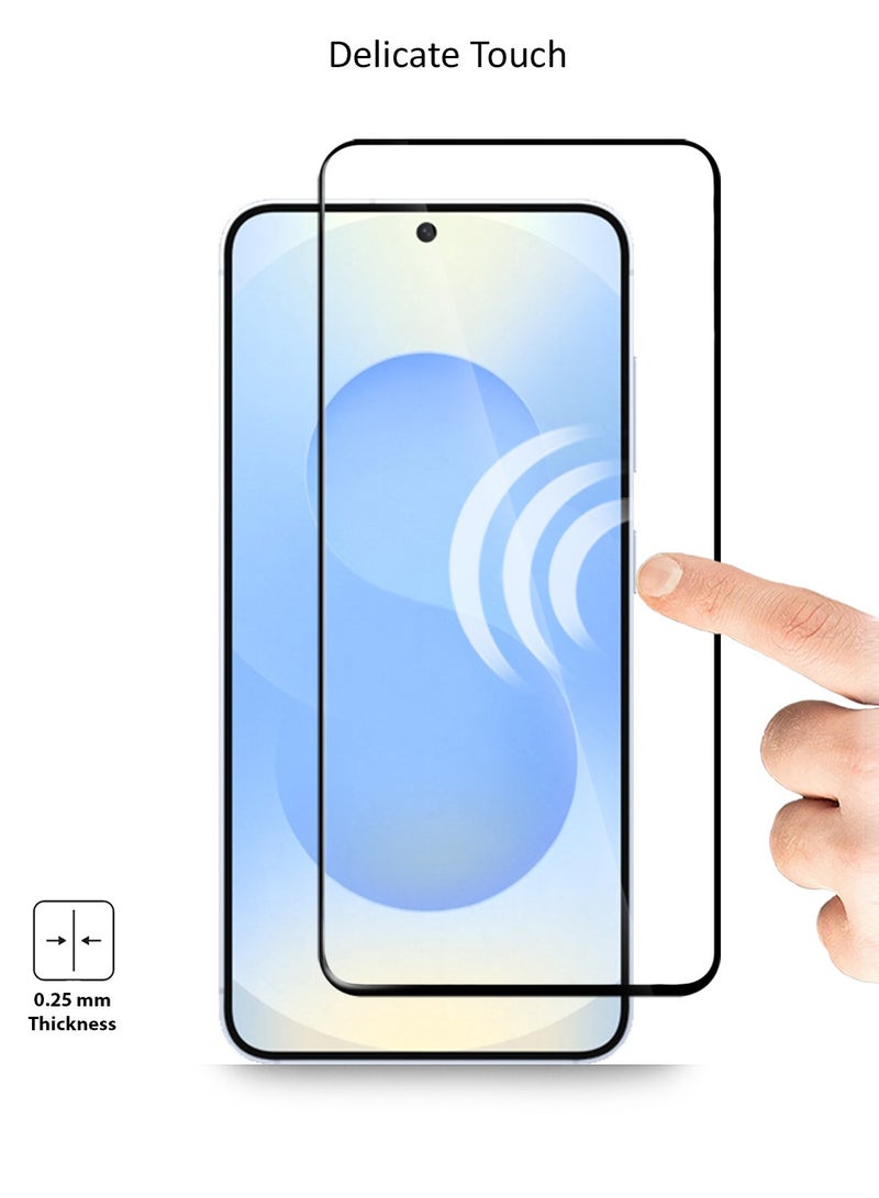 S-TOP حماية شاشة زجاجية مقسّاة HD بصلابة 10H تغطي كامل الشاشة لجهاز سامسونج جالاكسي S25 2025 - مضادة للخدوش، مضادة لبصمات الأصابع، وتقنية خالية من الفقاعات - Image 4