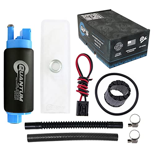 HFP "QFS 340LPH E85/Flex In-Tank EFI Performance Fuel Pump w/Tank Seal, Strainer Replacement for Universal Fit Audi Chevrolet GMC BMW Volvo Buick Cadillac Buick & More" - Image 1