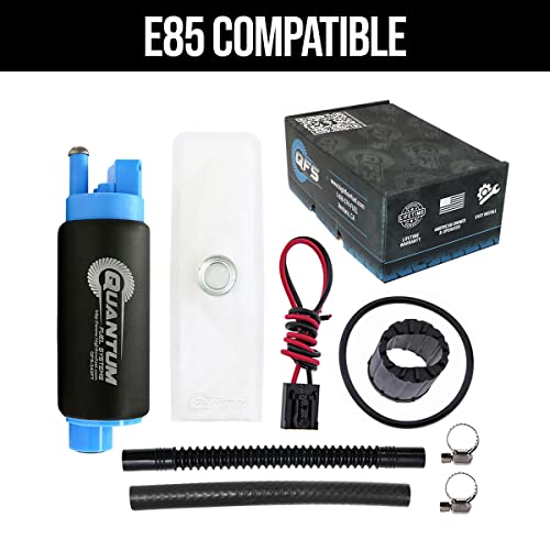 HFP "QFS 340LPH E85/Flex In-Tank EFI Performance Fuel Pump w/Tank Seal, Strainer Replacement for Universal Fit Audi Chevrolet GMC BMW Volvo Buick Cadillac Buick & More" - Image 4