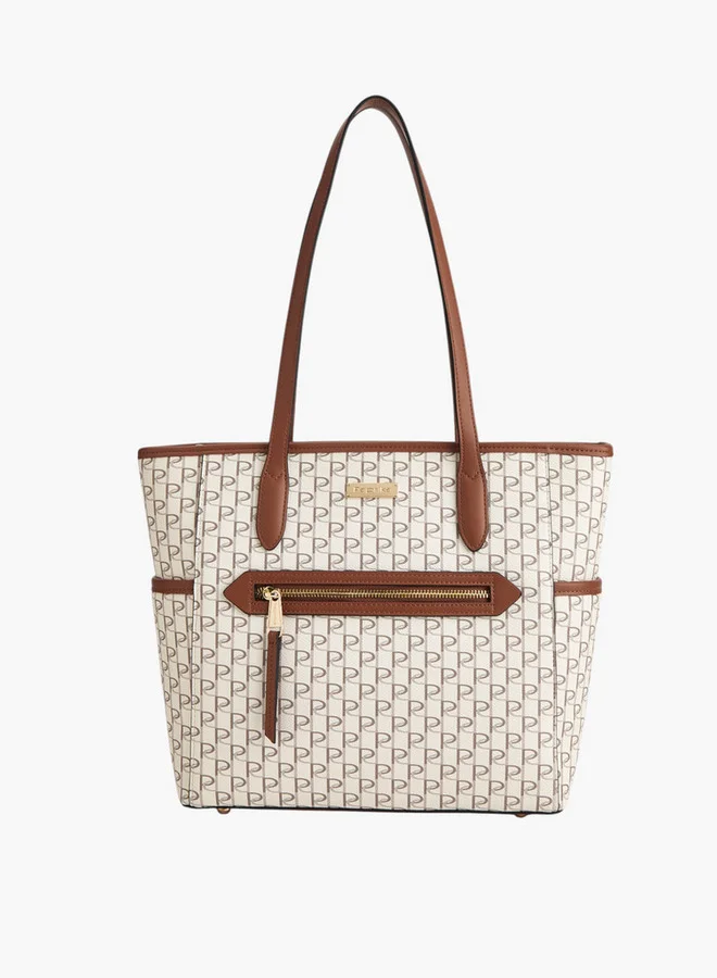 Paprika Women Tan Monogram Match Back
