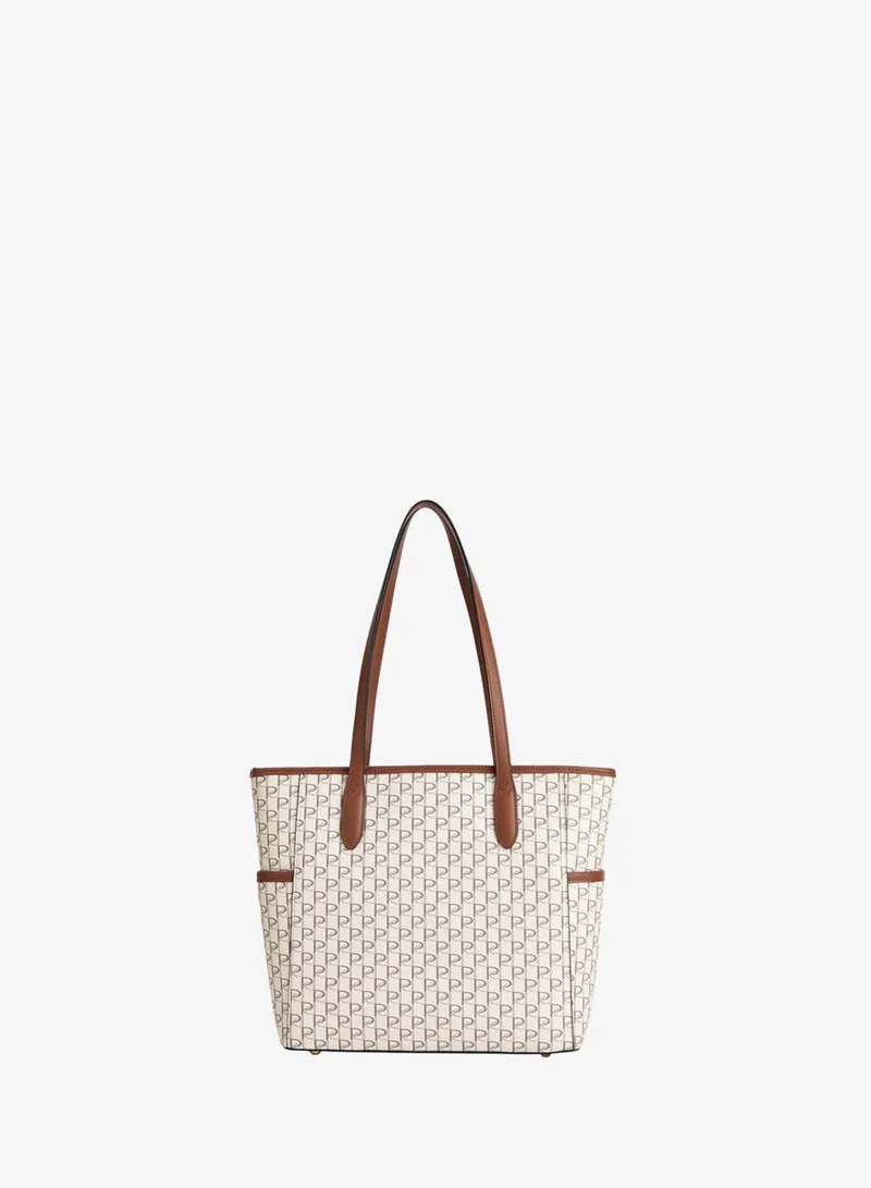 Paprika Women Tan Monogram Match Back