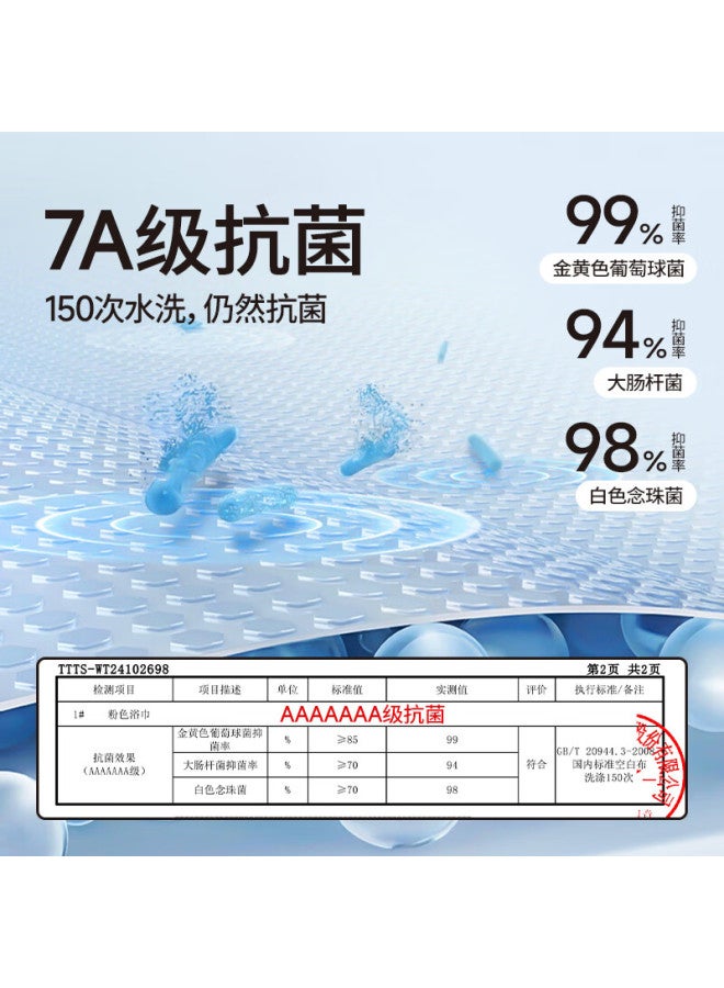 MUJI مناشف موجي 2-قطعة 7a مضادة للبكتيريا من قطن شينجيانغ 130g سميك 100% قطن نقي منشفة وجه رجالية ونسائية كبيرة - Image 3