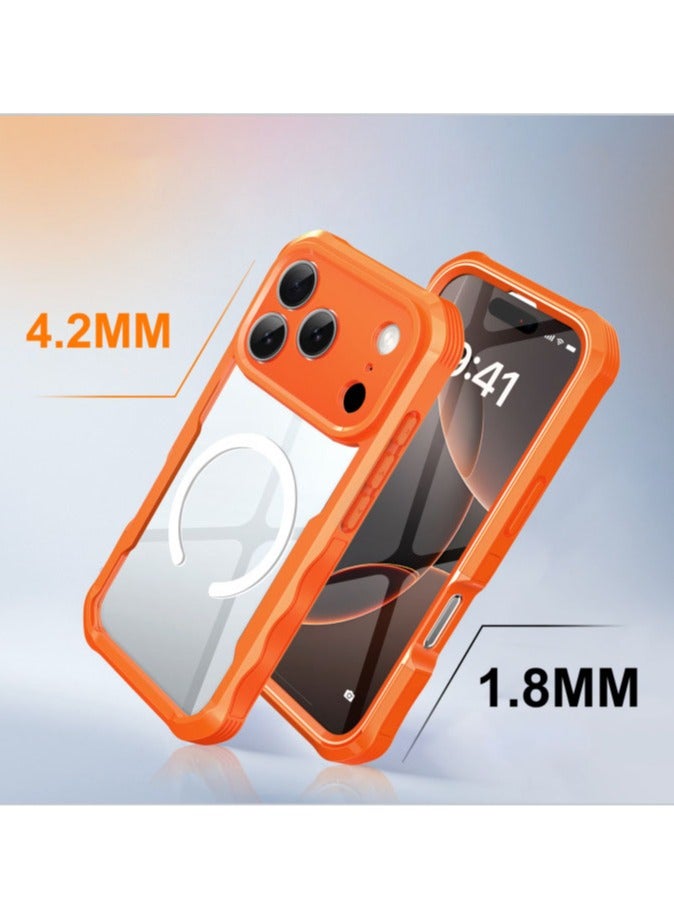 general Case for iPhone 17 Pro Max 6.9-Inch with Built-in Tempered Glass Screen Protector and Camera Control Button, Compatible with MagSafe, 360 Degree Full Body Cover - Image 4