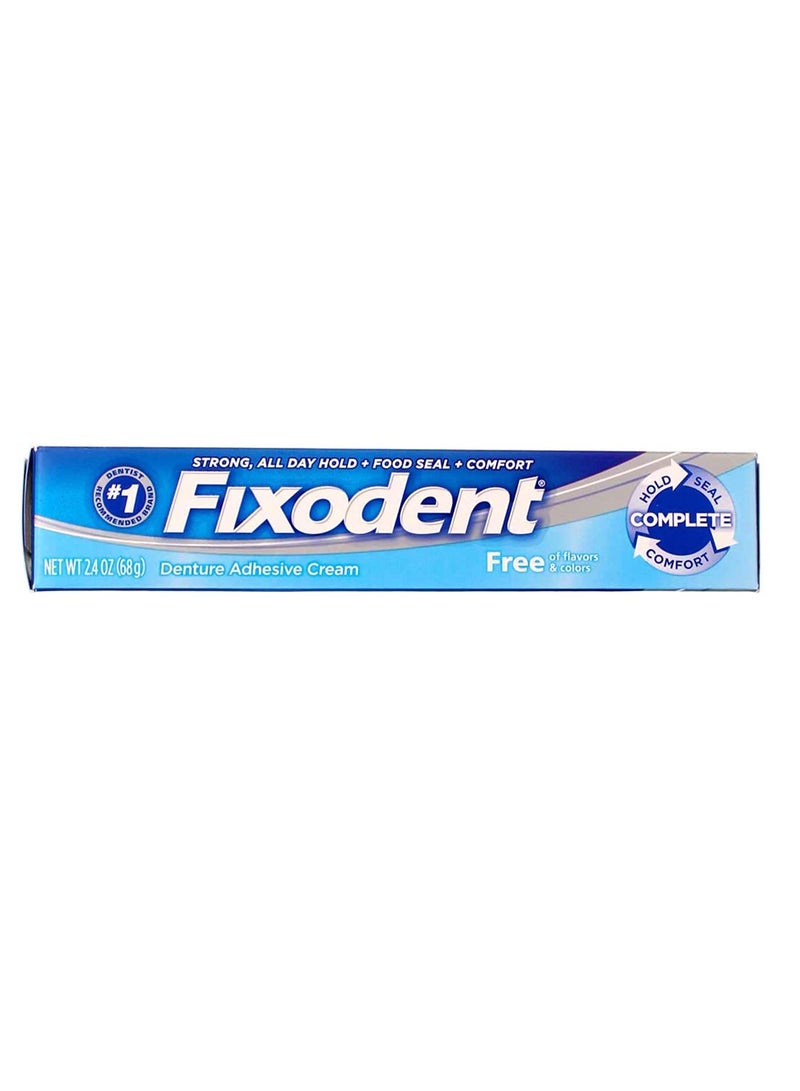 Fixodent Fixodent Free Denture Adhesive Cream 2.40 oz (Pack of 5) - Image 2