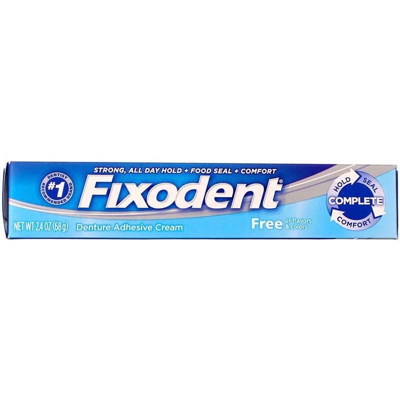 Fixodent Free Denture Adhesive Cream 2.40 oz (Pack of 5) - Image 4