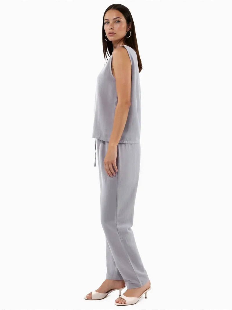 جينيفر Cotton Linen Viscose Two-Piece Coord