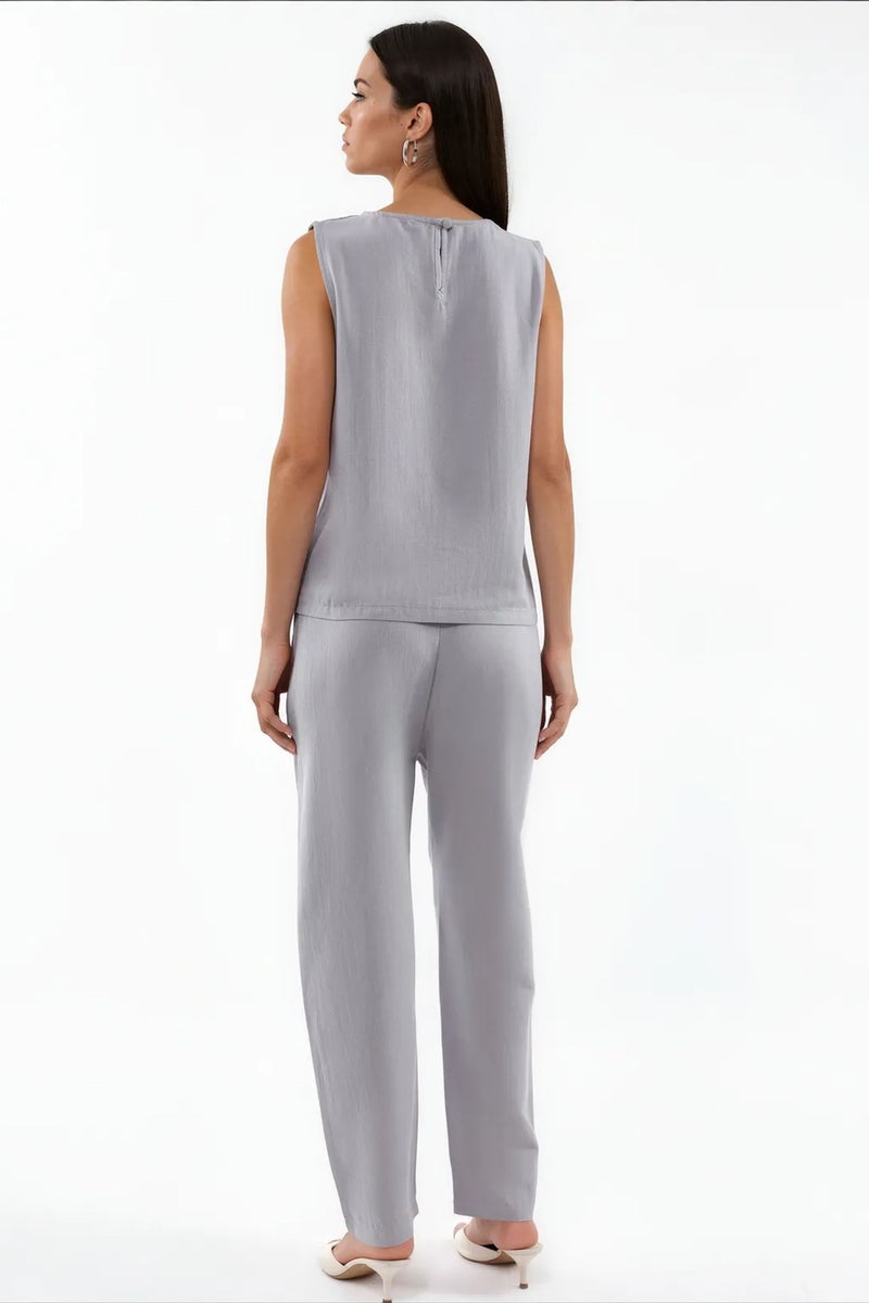 Jennyfer Cotton Linen Viscose Two-Piece Coord - Image 3