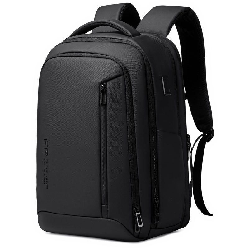 Fenree.geer Business Travel Backpack for Men, Expandable Water Resistant 17 Inch Laptop Backpack with USB Port, Black Computer Backpack for College/Work - Image 1