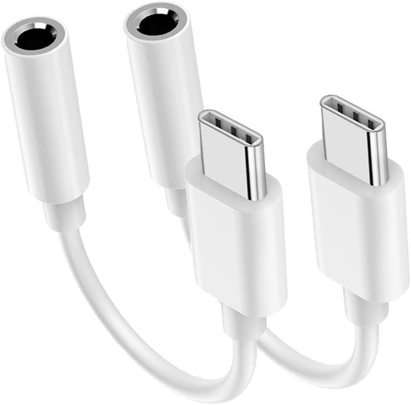 Mizi (2Pack USB to 3.5mm Audio Jack Adapter, External Sound Card Converter Compatible with Headset, PC, Laptop, Mac, Desktops, Linux, PS4 and More Devices - White - Image 2