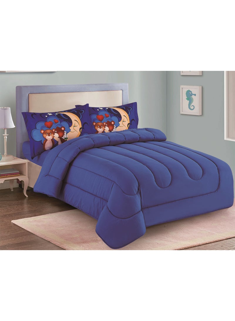 Stargold Extra Soft Best Comforter King Size Microfiber Printed 4 Pieces Set - Image 2