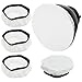 findTop findTop 4 Pieces Light Diffuser Sock  Lamp Socks Cover Cloth Soft White Diffuser Lamp Cover for Ring Light Flash Light  - Image 2
