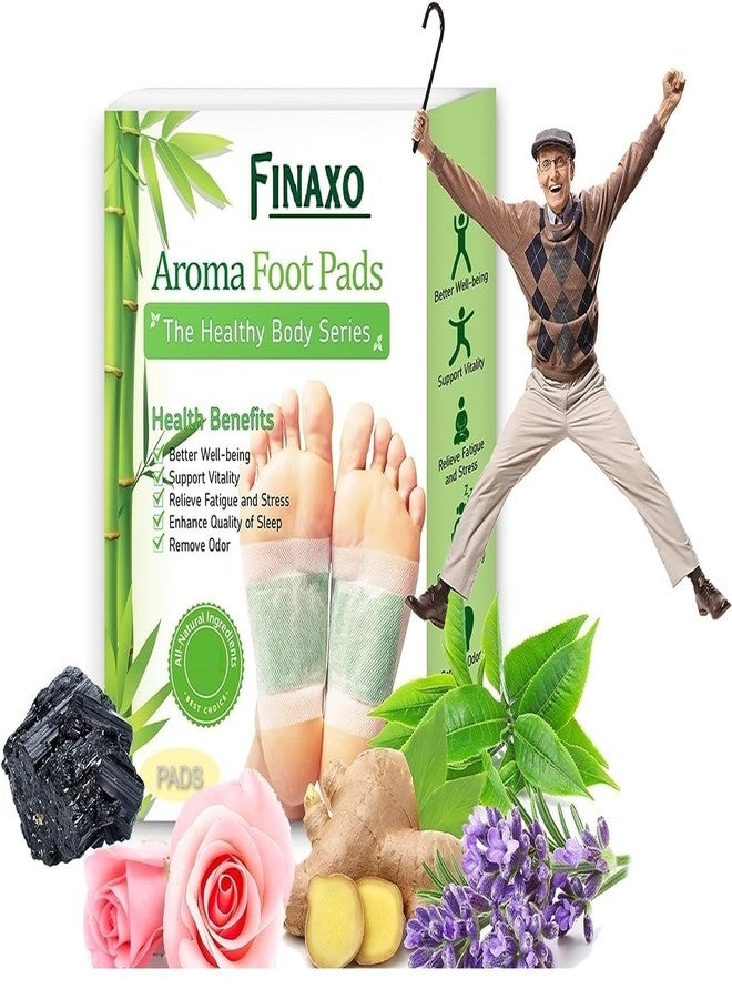 Finaxo Detox Foot Patches for Men and Women | Natural Ginger Foot Pads | Body Detox, Stress Relief, Better Sleep, Pain-Free Cleansing | Toxin Removal Foot Patch Kit | Pack of 50 - Image 1