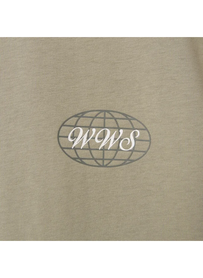 GIORDANO Men's Slim Fit Cotton Jersey Crew Neck Print Tee | WWS Graphic