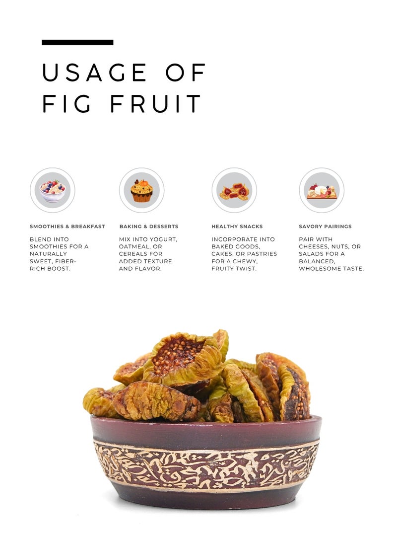 AWAFI MILL Fig Fruit Slices | Naturally Dried Figs | Soft, Chewy and Sweet Snack - 100 g | 3.5 Oz - Image 3