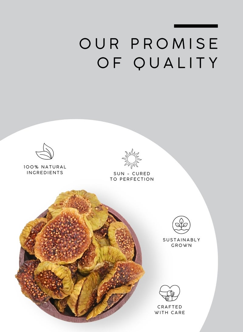 AWAFI MILL Fig Fruit Slices | Naturally Dried Figs | Soft, Chewy and Sweet Snack - 100 g | 3.5 Oz - Image 4