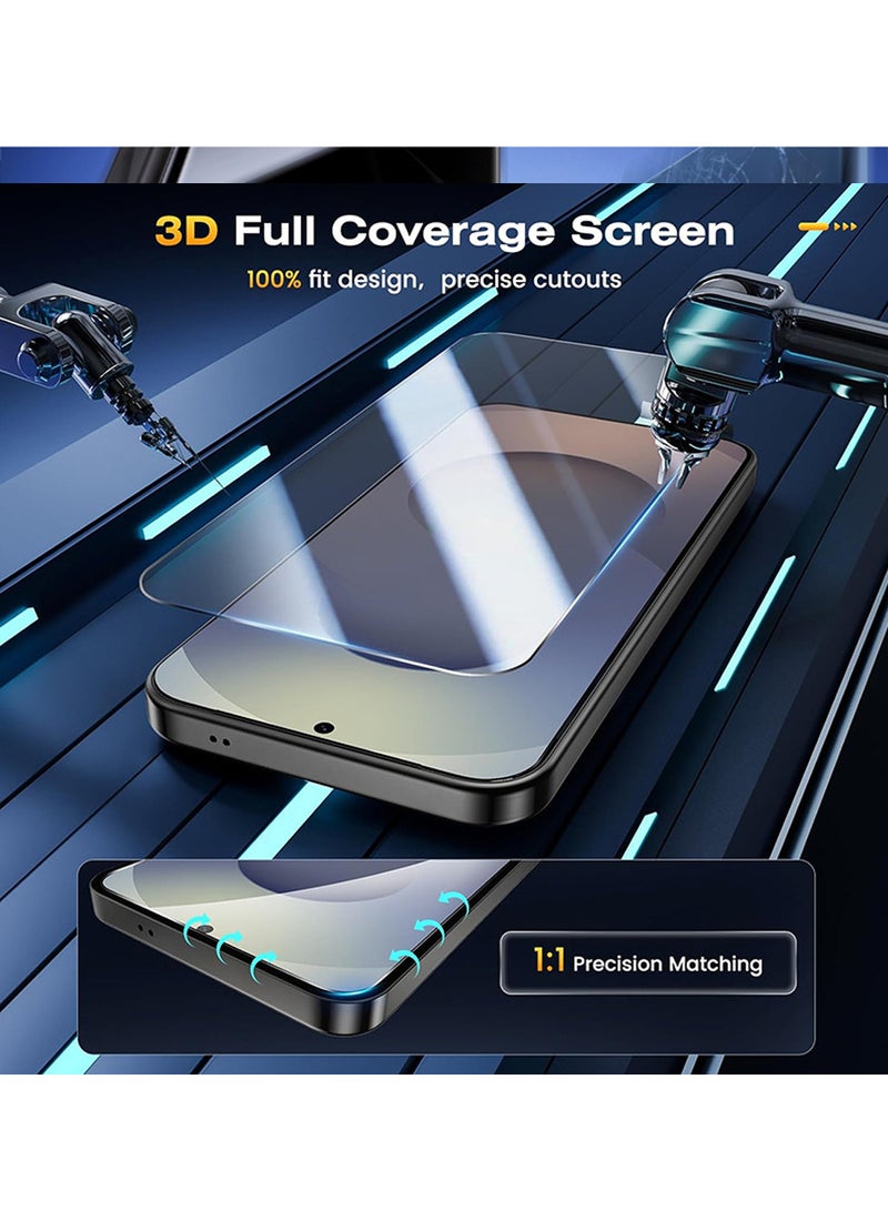 X-level [4-Pack] Samsung Galaxy S25 Ultra Screen Protector with Camera Lens Protector Set, 9H Hardness, Anti Scratch, Bubble Free, Case Friendly, for Samsung Galaxy S25 Ultra Edge to Edge Protection Full Cover (Clear) - Image 4