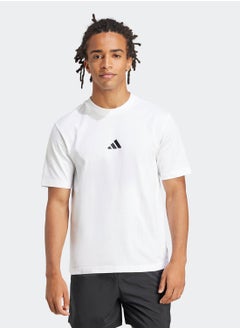 Adidas Essentials Small Logo Single Jersey T-Shirt  - Image 1