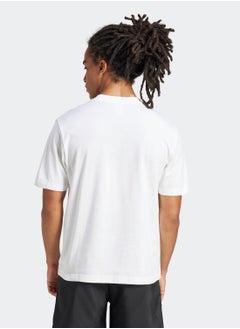 Adidas Essentials Small Logo Single Jersey T-Shirt  - Image 2