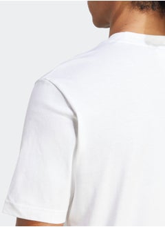 Adidas Essentials Small Logo Single Jersey T-Shirt  - Image 3