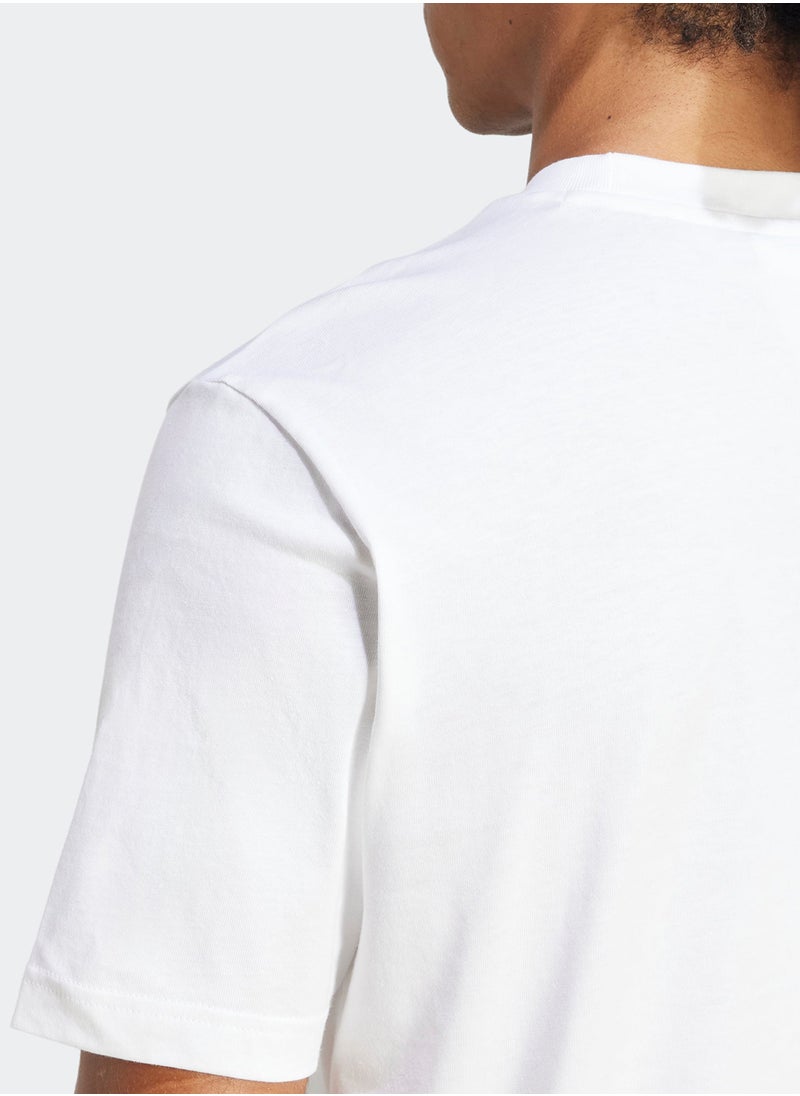 Adidas - Essentials Small Logo Single Jersey T-Shirt - Image 1