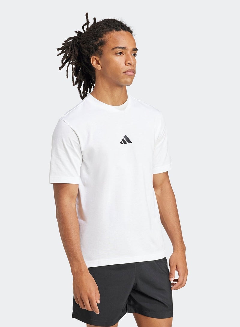 Adidas Small Logo Single Jersey T-Shirt - Image 5
