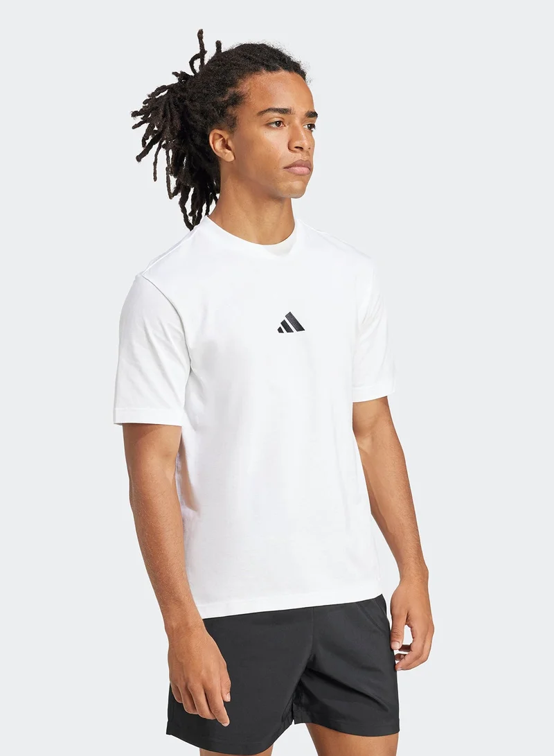 Adidas  Essential Small Logo T-Shirt for Men | Best Price UAE