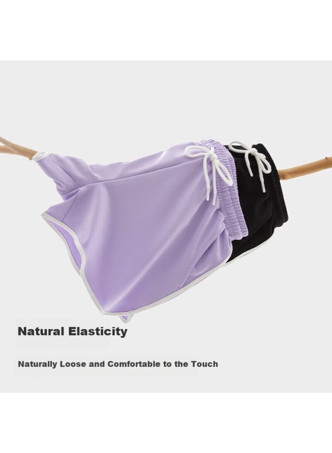 HLA Hailan Home "most Breathable - Air7" Couple's Cotton Elastic Sleep Shorts For Men And Women, Can Be Worn Outside As Beach Shorts Or Home Pants - Image 1