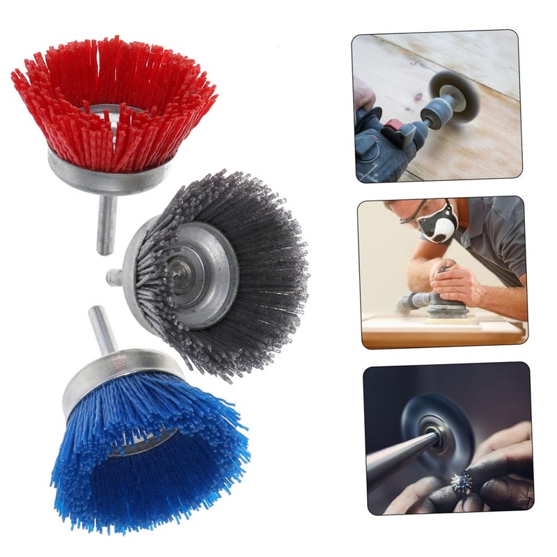 3pcs Polishing Wheel Brush for Drill Grinding Tool Wheel Polishing Kit - Image 5