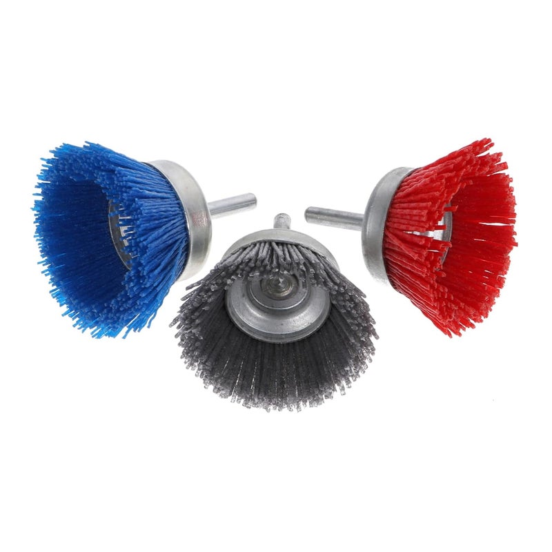 3pcs Polishing Wheel Brush for Drill Grinding Tool Wheel Polishing Kit - Image 1