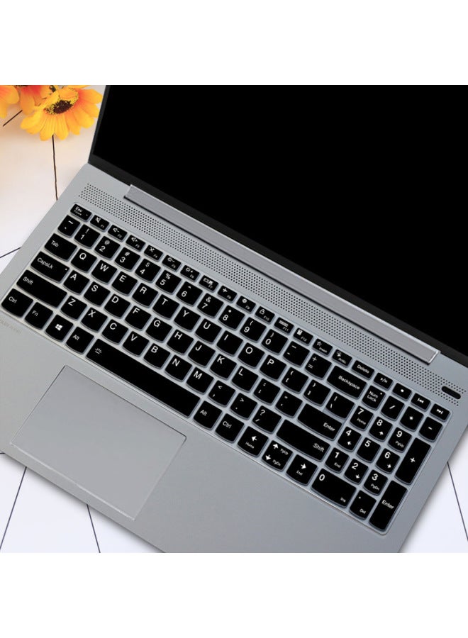 For Lenovo Air15 2021 Rescuers R7000 Small Pro16 Notebook Silicone Keyboard Protective Film-Color:Gradient Light Purple (JB-052)-Dimensions:r9000x 2021