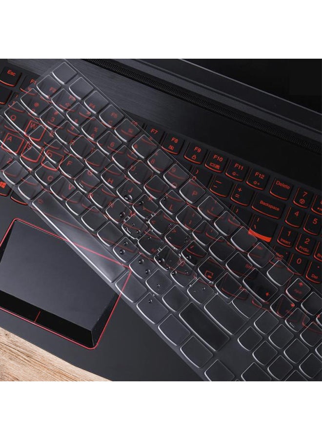For Lenovo Air15 2021 Rescuers R7000 Small Pro16 Notebook Silicone Keyboard Protective Film-Color:Gradient Light Purple (JB-052)-Dimensions:r9000x 2021