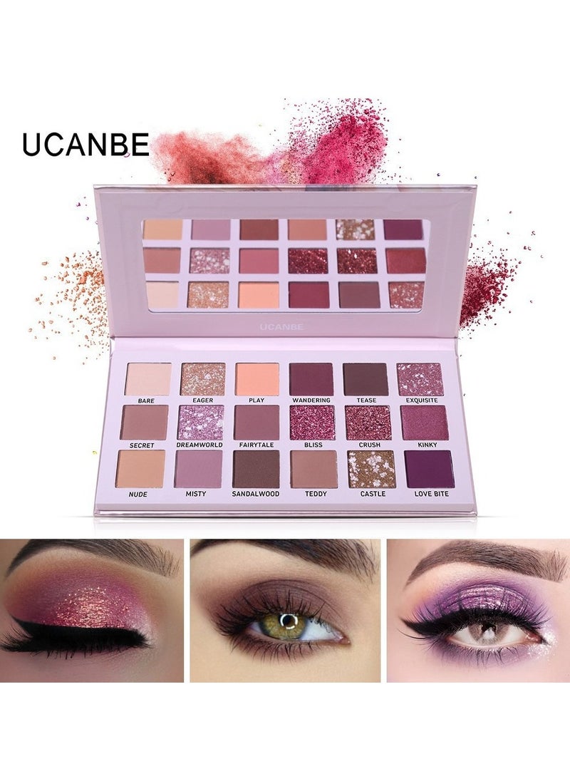 UCANBE 18-Color Desert Rose Eyeshadow Palette for Smokey Rose Makeup Looks - pzsku/Z4177444F8B8F0AFD5FC3Z/45/_/1723642382/fde48430-cb52-4ba6-9e0b-c9bb9cf28334