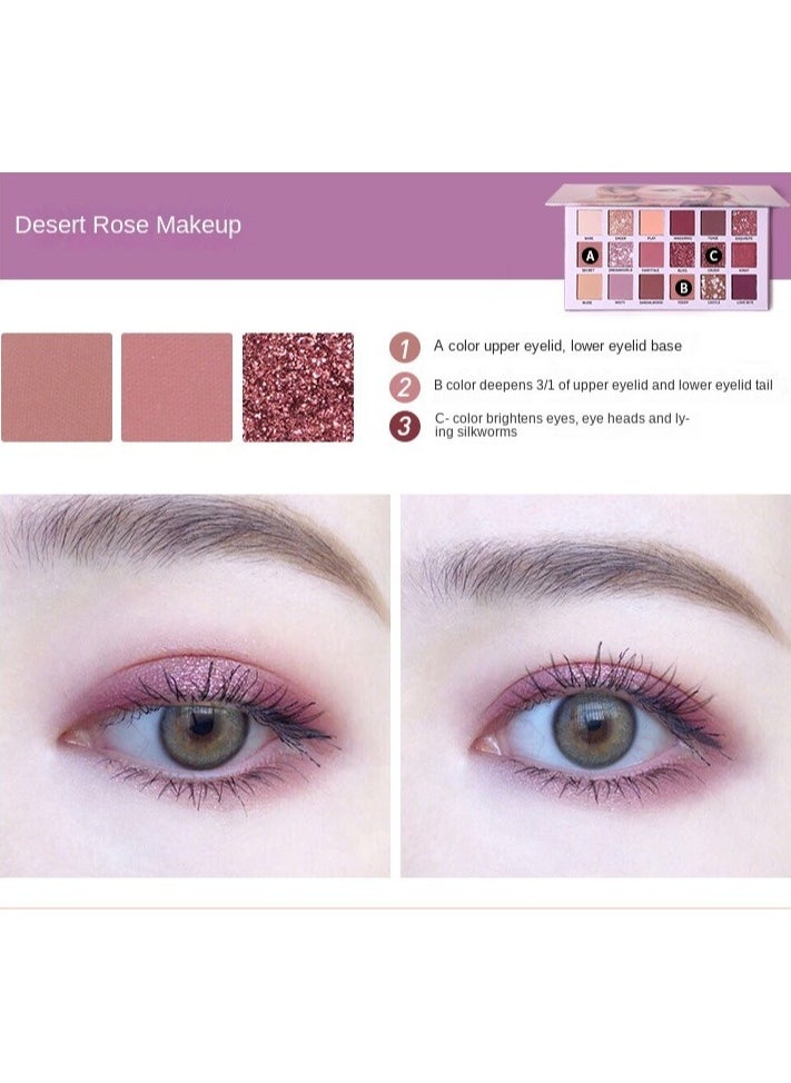 UCANBE 18-Color Desert Rose Eyeshadow Palette for Smokey Rose Makeup Looks - pzsku/Z4177444F8B8F0AFD5FC3Z/45/_/1723642439/9001384c-dad0-46b8-83ab-98debf131e1a