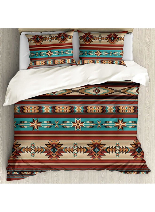 ZFRXIGN Southwester Bedding Sets for Women Men Duvet Cover Native American Indian Style Comforter Quilt Covers Twin 1 Duvet Cover 2 Pillowcases (King, Tribal Aztec) - Image 1