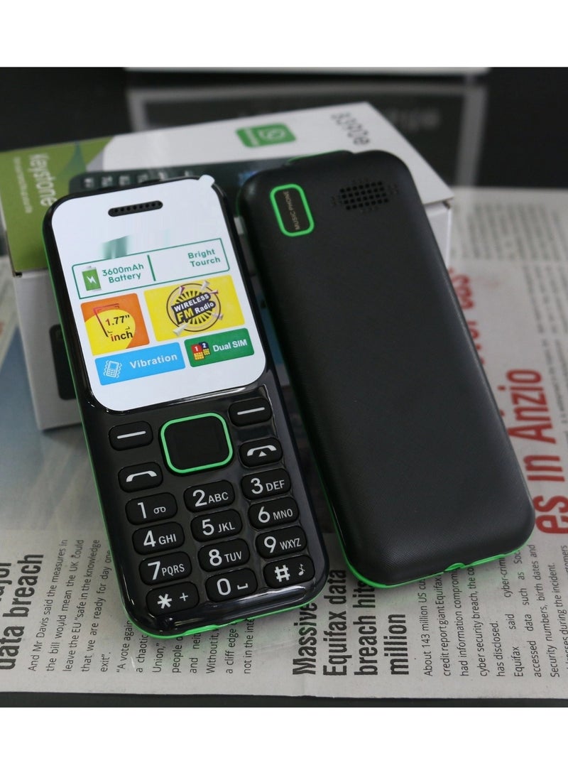 1.8 inch Bar Phone with Keypad Mini Compact Senior Phone
