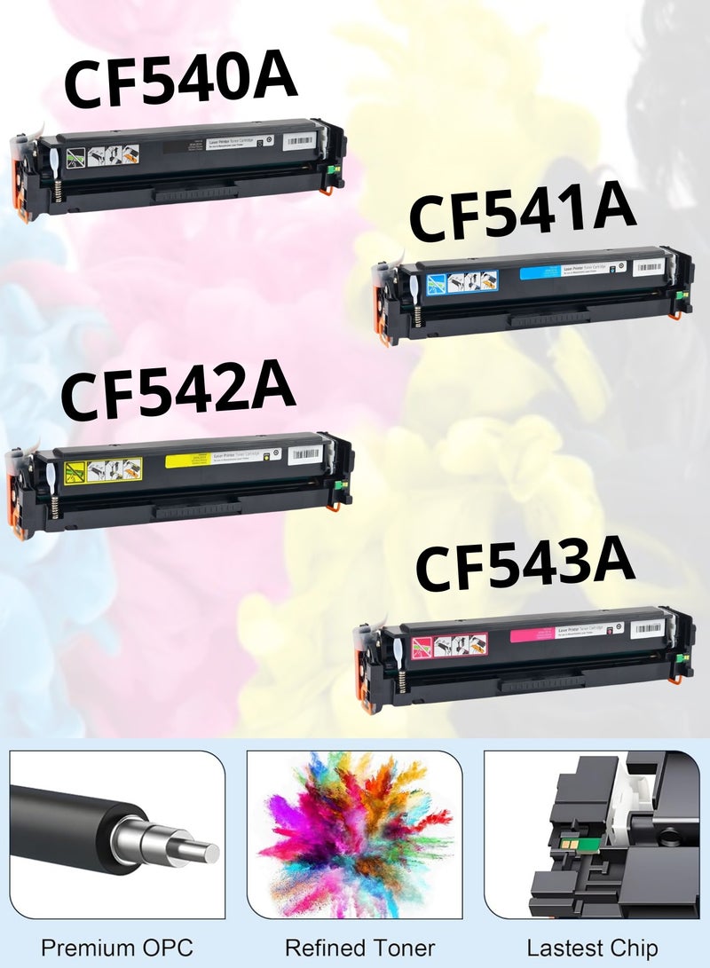 203A Toner 4 Cartidges (CF540  CF541  CF542  CF543) - Image 4